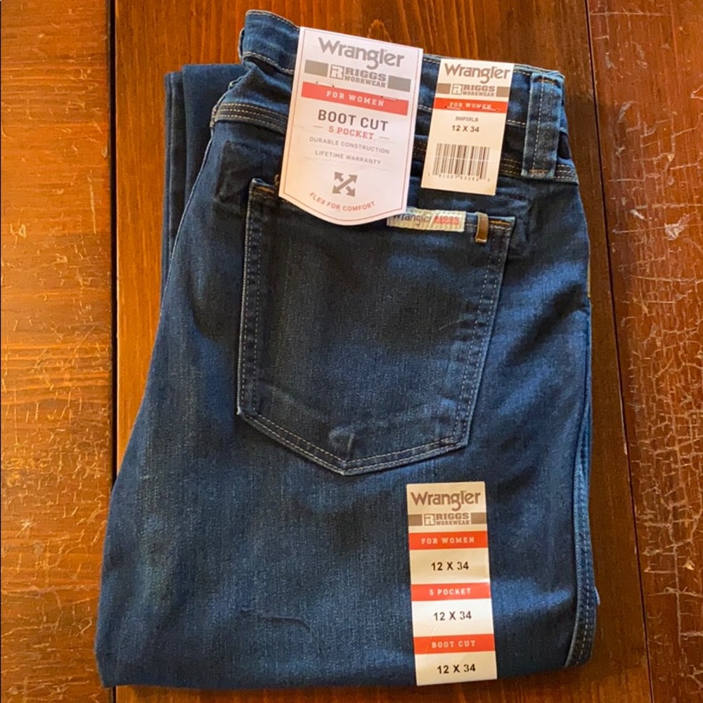 Wrangler Riggs workwear 5 pocket bootcut jean